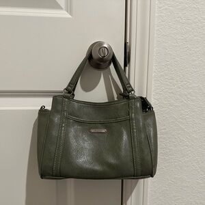 KOLTOV olive green satchel purse